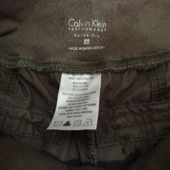 Calvin Klein Performance Quick Dry Capris XS - Picture 6 of 14